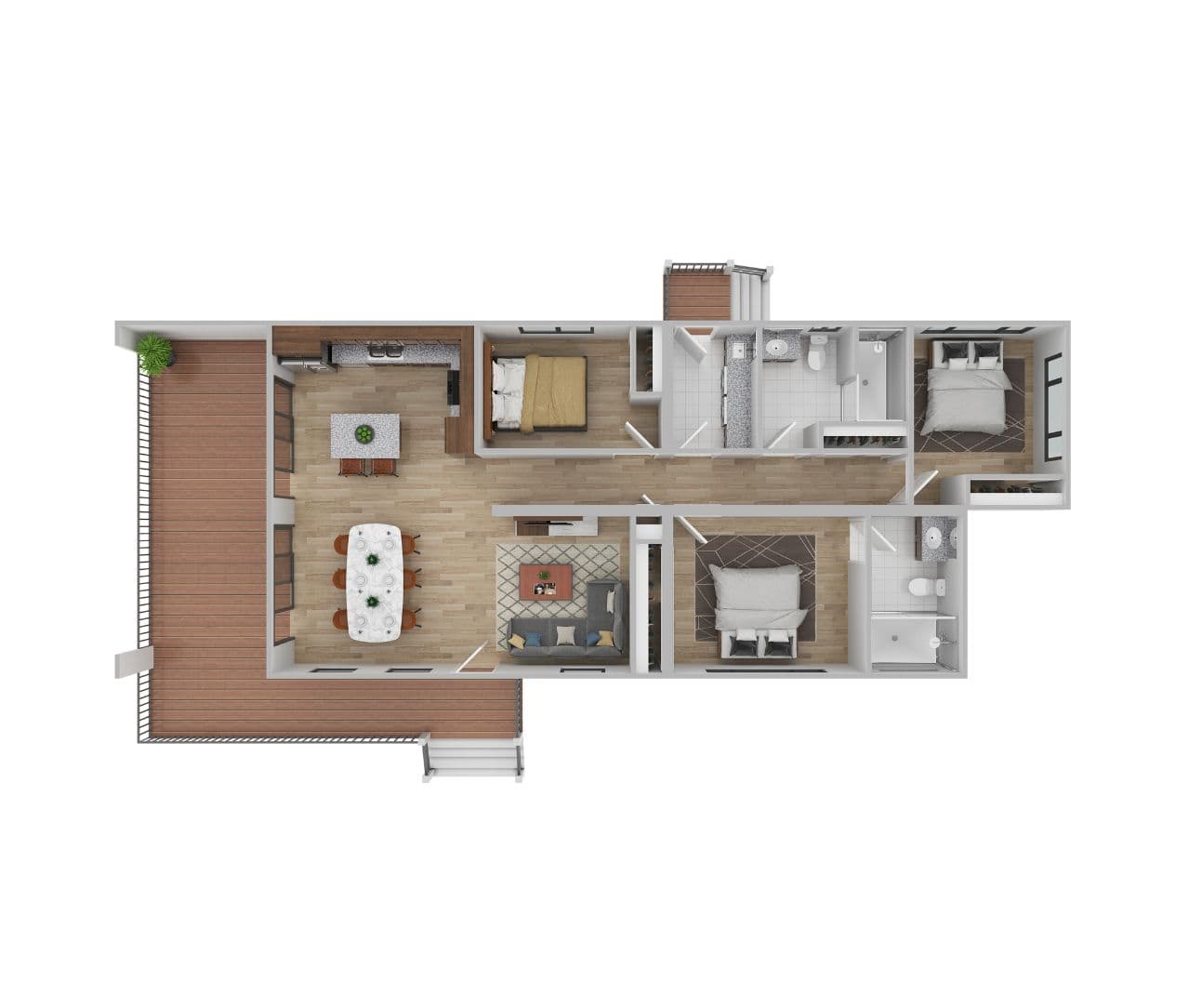 Oly Homes 3 bedroom Airlie modular family home